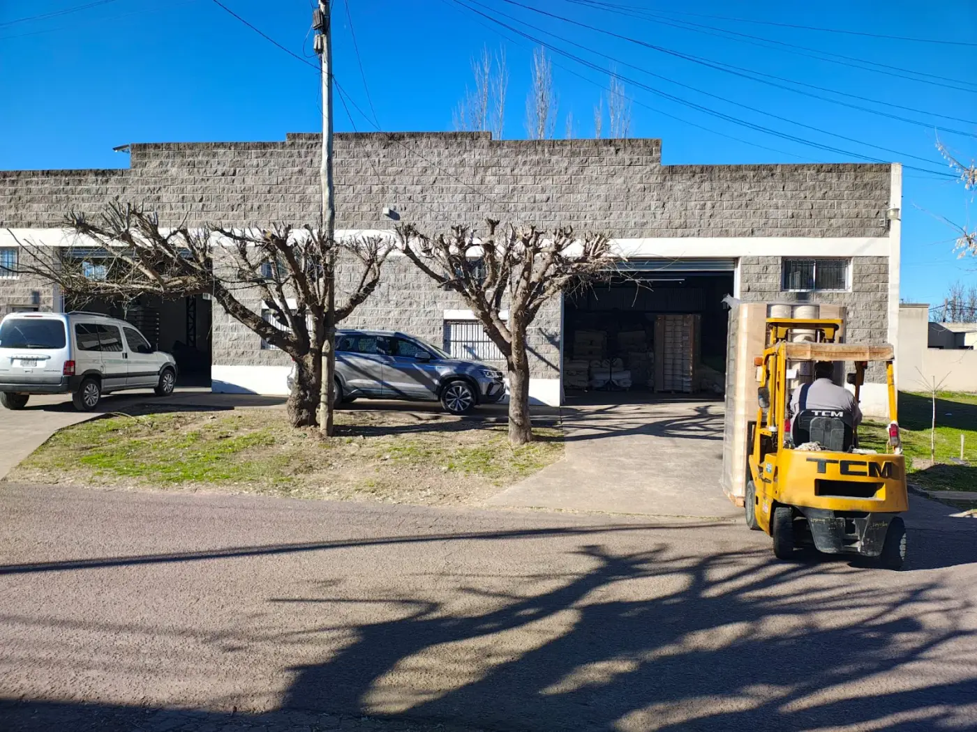 Frente de la planta de Textil Chiletex